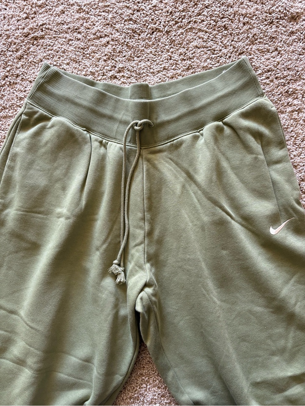 Nike Green Fleece Joggers - Picture 3 of 4